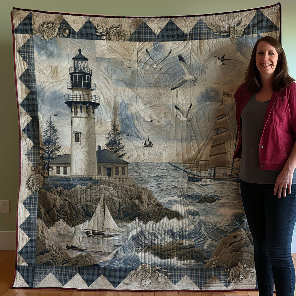 Lighthouse WJ2407026CL Quilt Blanket