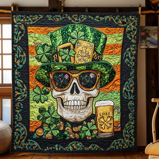 Lucky Skull WN0701048CL Quilt Blanket