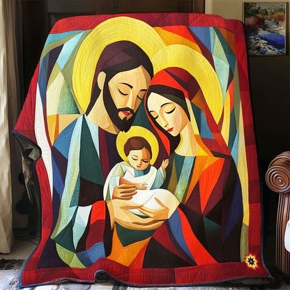 Abstract Holy Family WY1511009CL Quilt Blanket