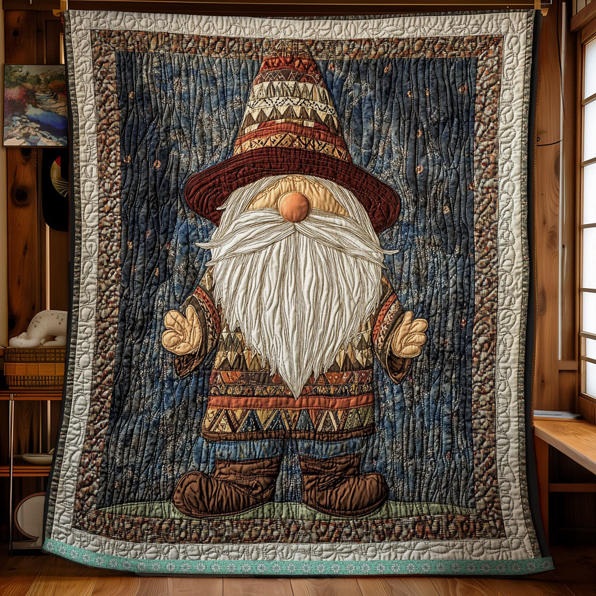 Gnome WX2211022CL Quilt Blanket