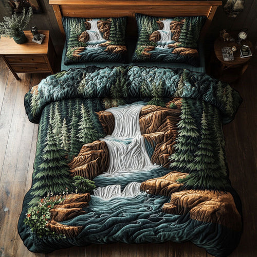 Echo Falls WJ1902025CL Quilted Bedding Set