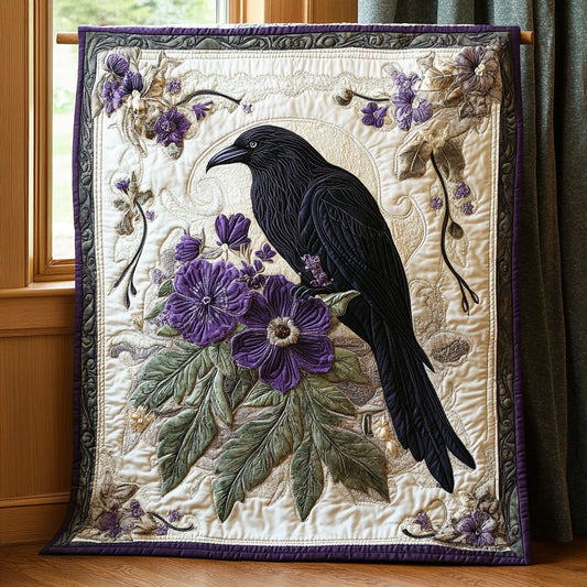 Witchy Raven CW0507040CL Quilt Blanket