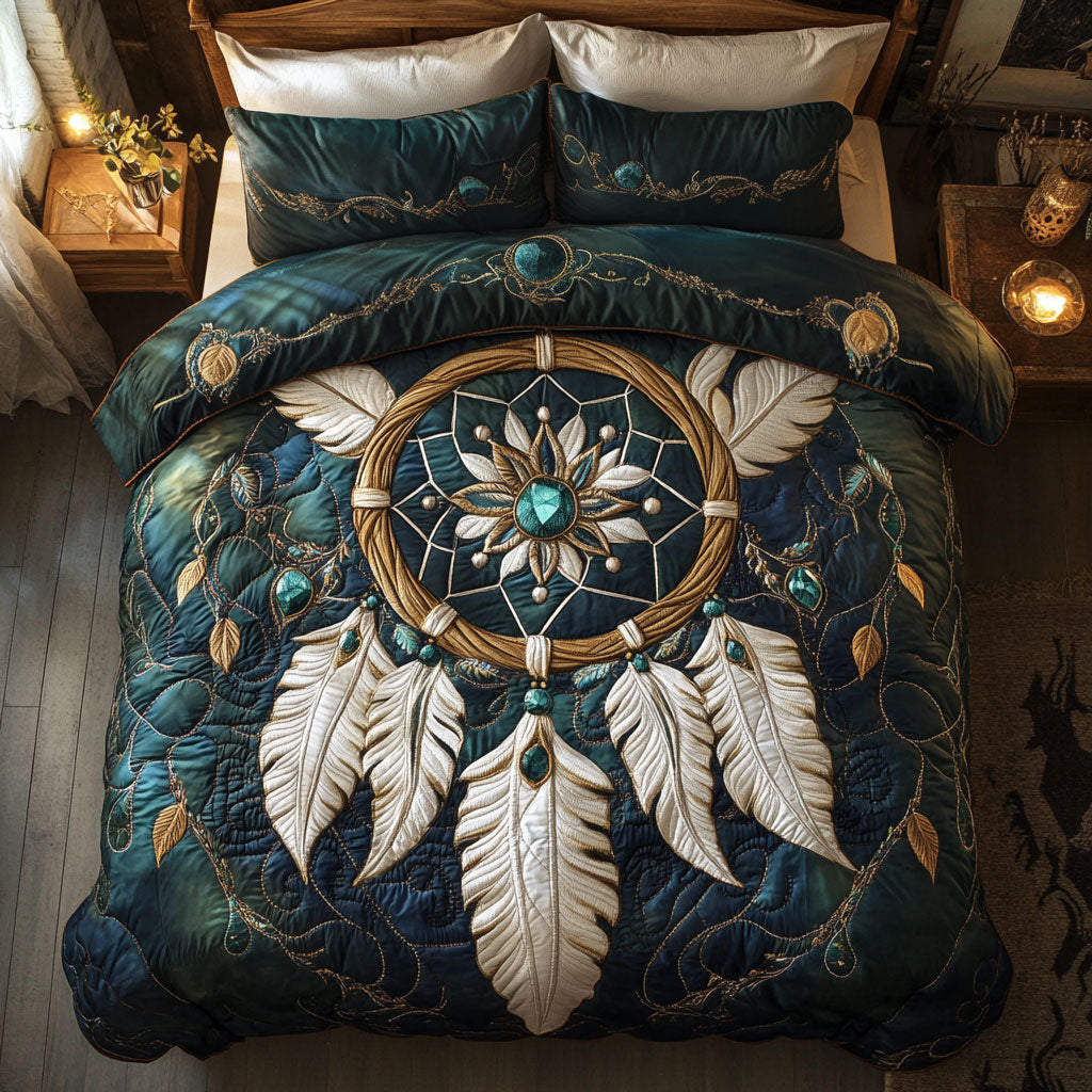 Ethereal Protection WY0803086CL Quilted Bedding Set