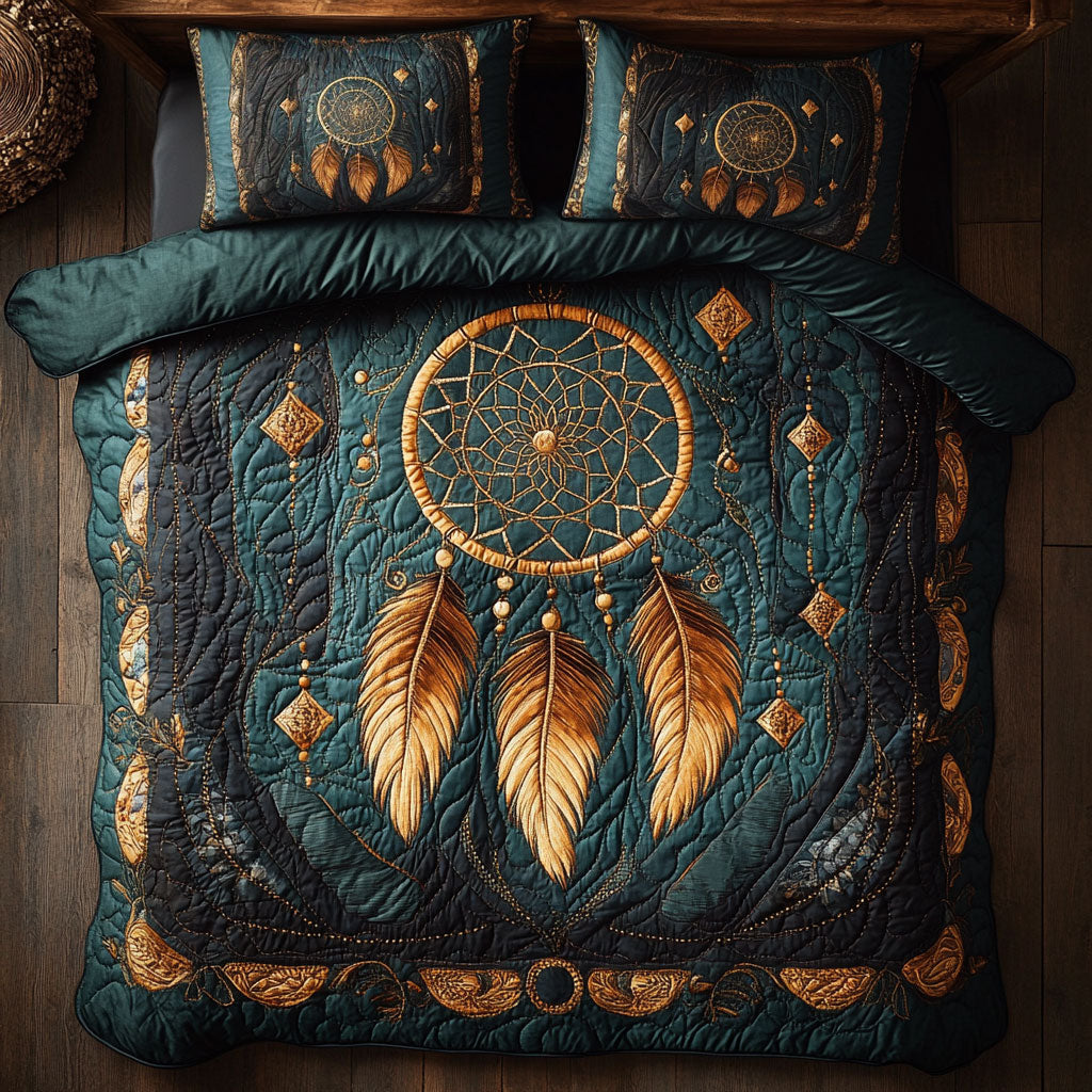 Native American Dreamcatcher WY1902043CL Quilted Bedding Set