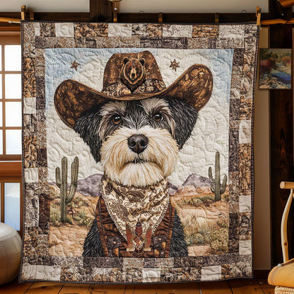 Western Schnauzer WN2312002CL Quilt Blanket
