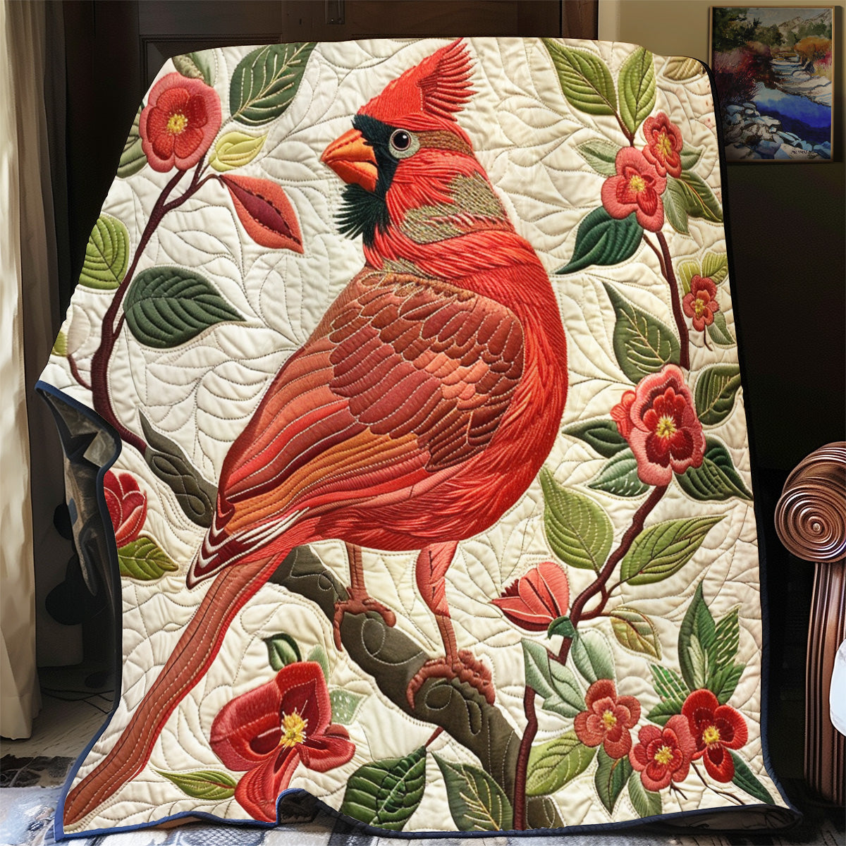 Cherry Cardinal YR0701038CL Quilt Blanket