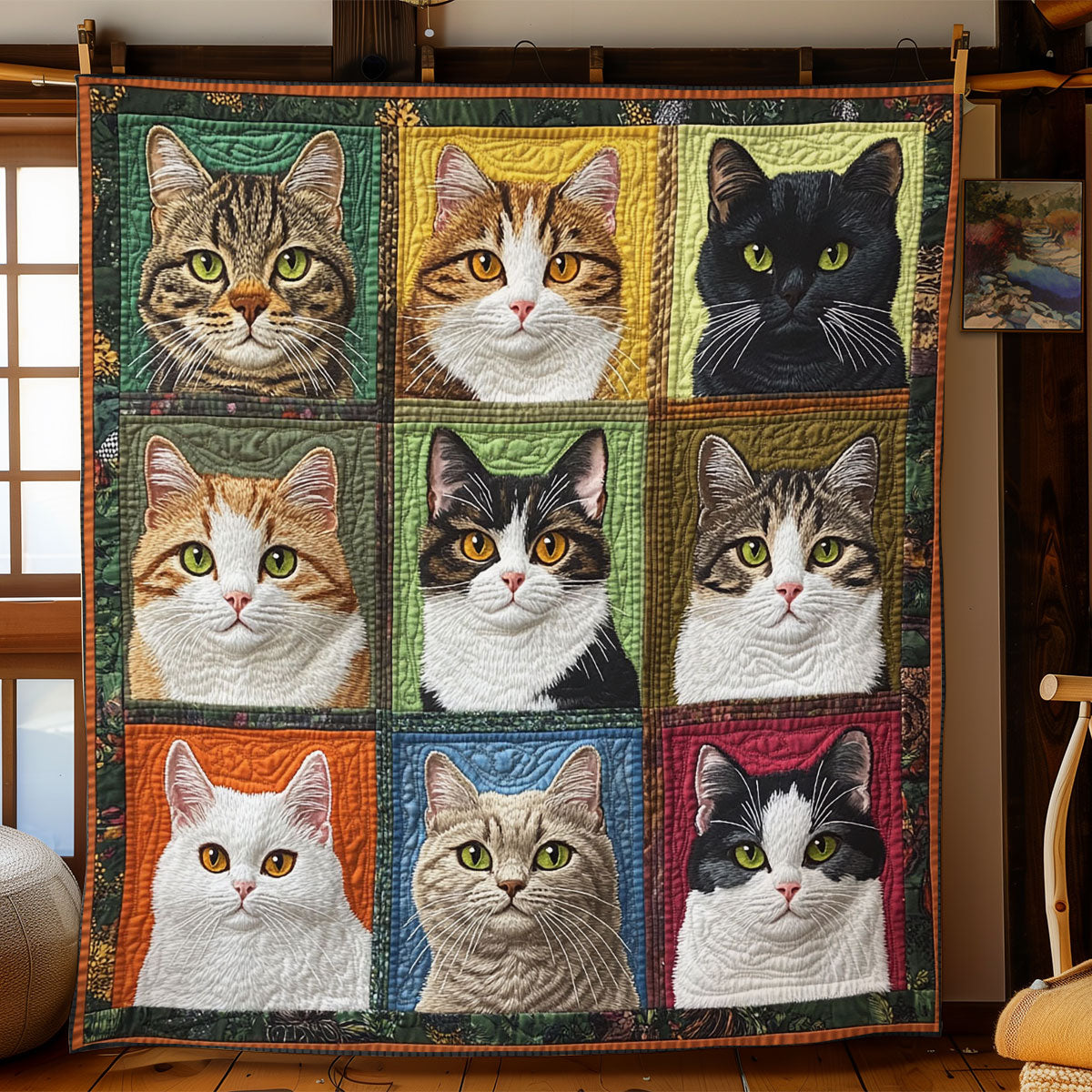 Type Cat CP1704111CL Quilt Blanket