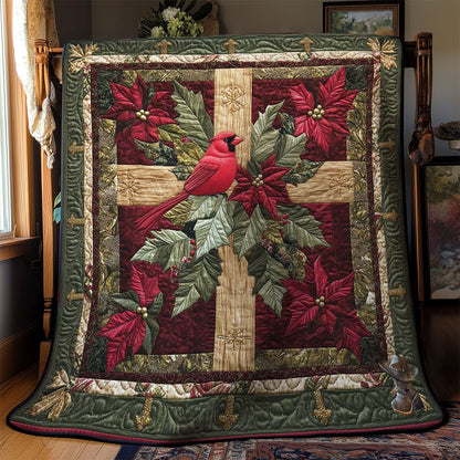 Winter Cardinal WN2211059CL Quilt Blanket