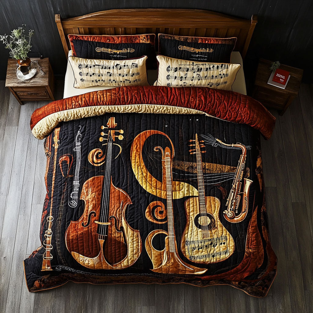 Music Instrument Collection WY2901053CL Duvet Cover Set