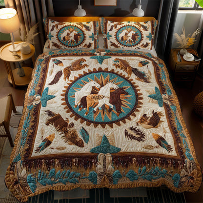 Desert Horse WN1102048CL Quilted Bedding Set
