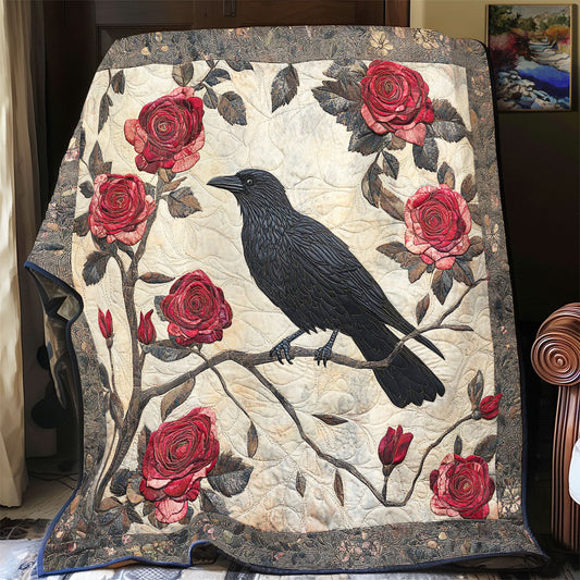 Crimson Raven CW0707017CL Quilt Blanket