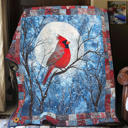 Moon Cardinal  WX2612045CL Quilt Blanket