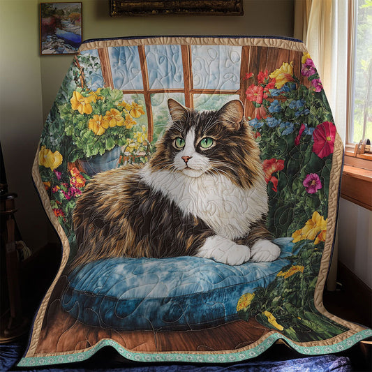 Maine Coon Happy WT1402003CL Quilt Blanket