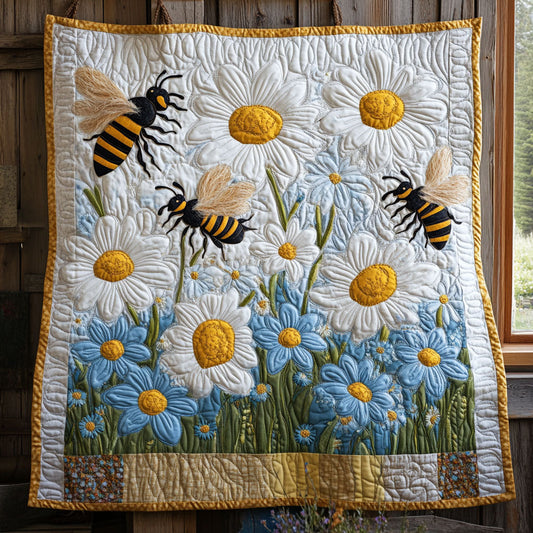 Bee Bloom Garden CW1006009CL Quilt Blanket