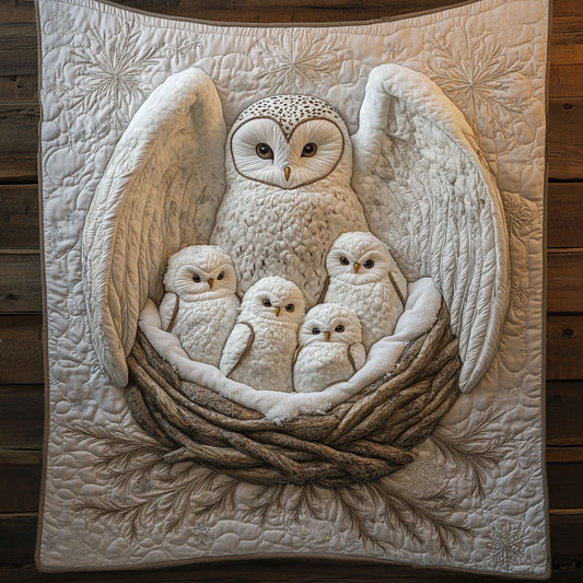 Mother Snow Owl CP2805046CL Quilt Blanket