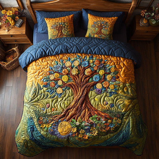 Old Tree WY1802066CL Quilted Bedding Set