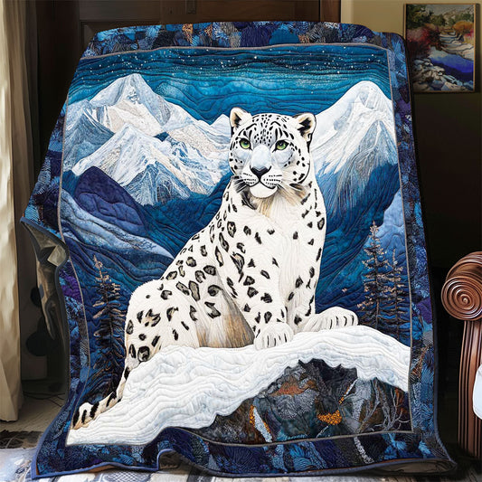 Snow Leopard WP3012031CL Quilt Blanket