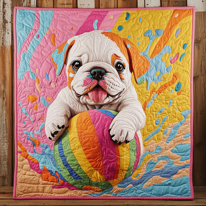 English Bulldog CW0506016CL Quilt Blanket