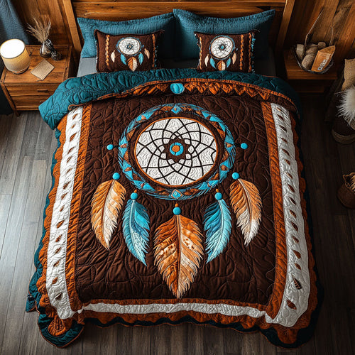 Dreamcatcher WX2702030CL Quilted Bedding Set