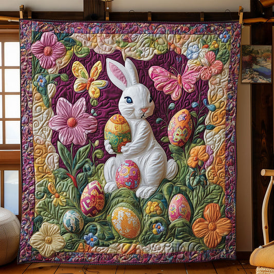 Easter Bunny Meadow WJ1501005CL Quilt Blanket