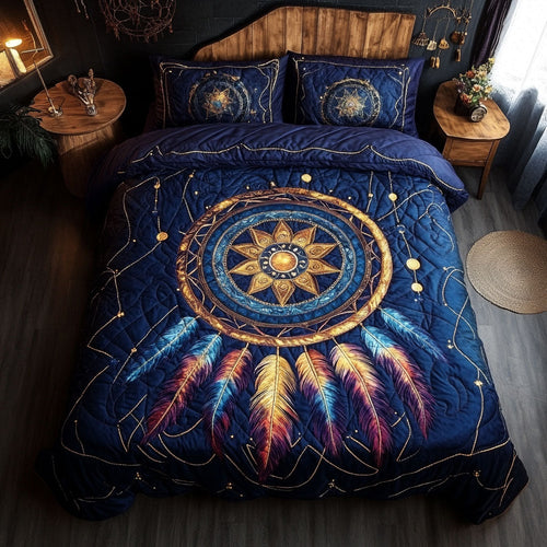 Dreamcatcher Feather WT1302010CL Quilted Bedding Set