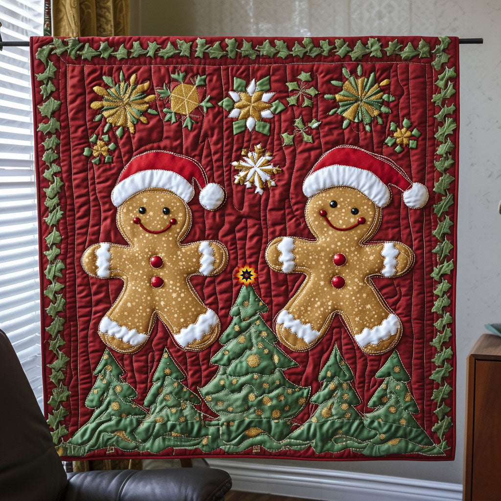 Christmas GIngerbread WJ1411010CL Quilt Blanket
