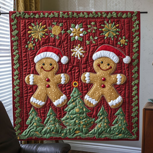 Christmas GIngerbread WJ1411010CL Quilt Blanket