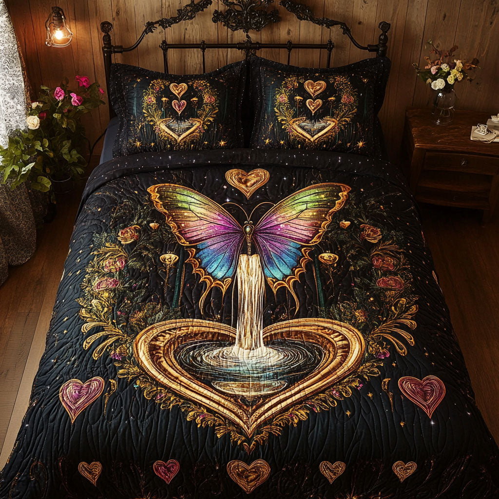 Butterfly Flower Waterfall WT2201005CL Duvet Cover Set