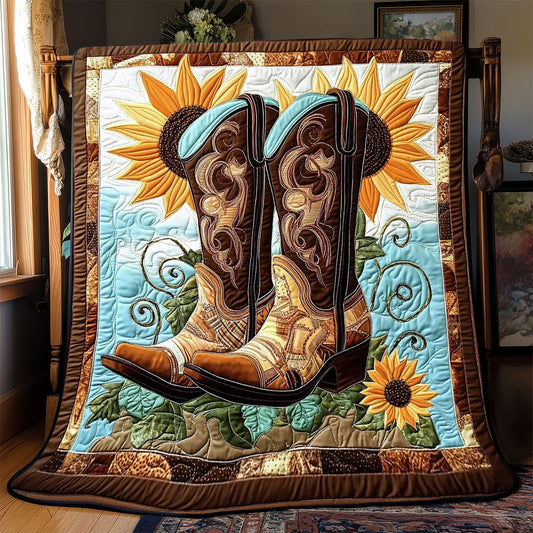 Cowboy Boots WX2301009CL Quilt Blanket