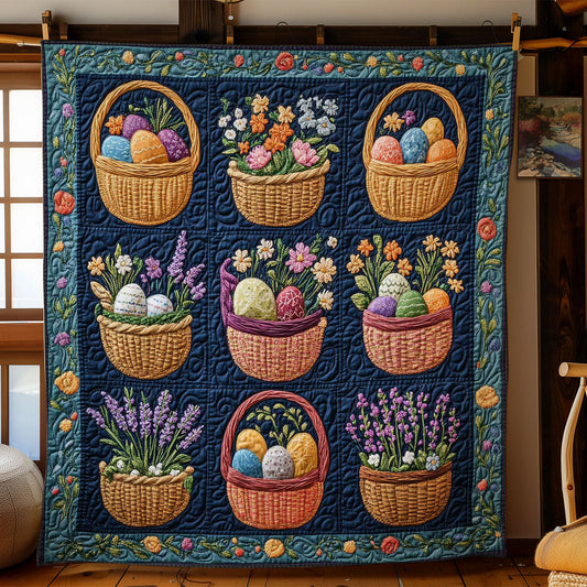 Floral Easter Joy WN1501014CL Quilt Blanket