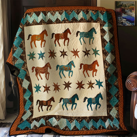 Native Horse WJ0502015CL Quilt Blanket