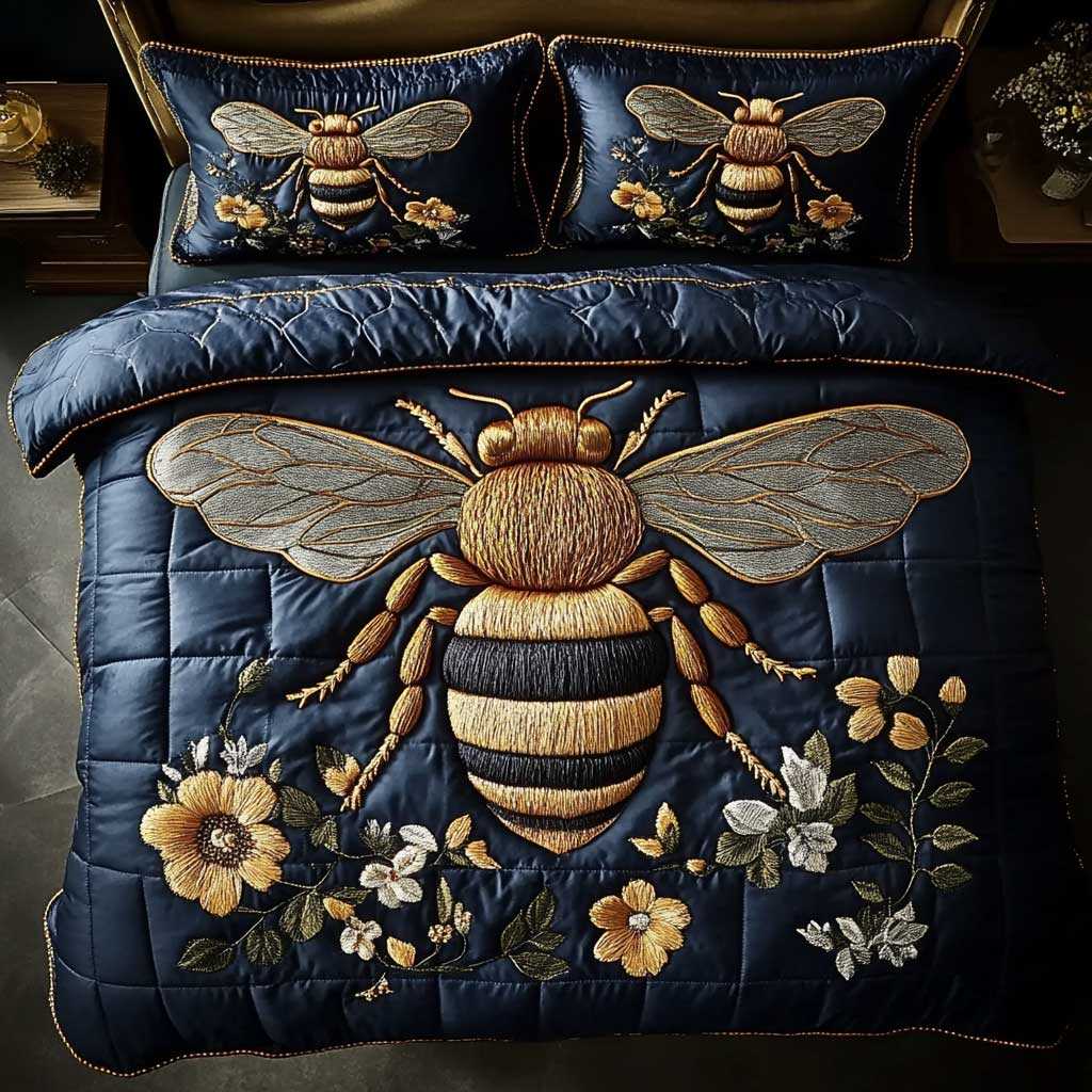 Midnight Bee WN1202011CL Quilted Bedding Set