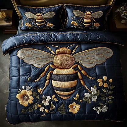Midnight Bee WN1202011CL Quilted Bedding Set
