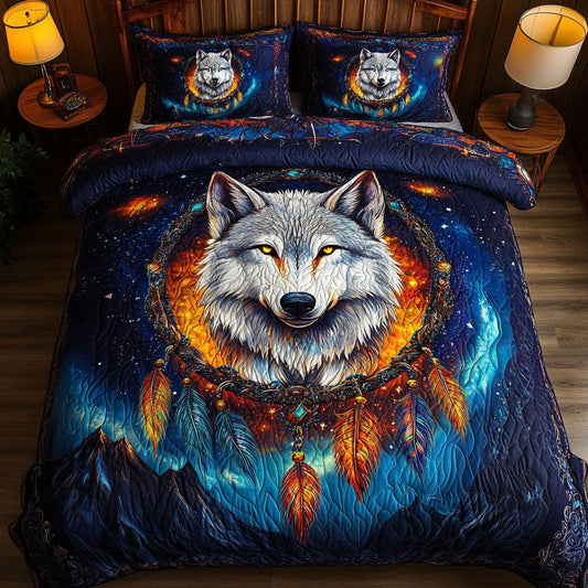 Wolf Dreamcatcher WT2702050CL Quilted Bedding Set