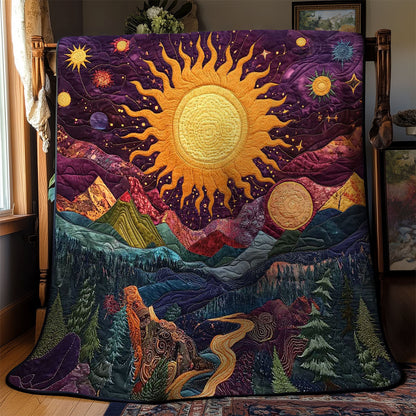 Ethereal Sun WN0502006CL Quilt Blanket