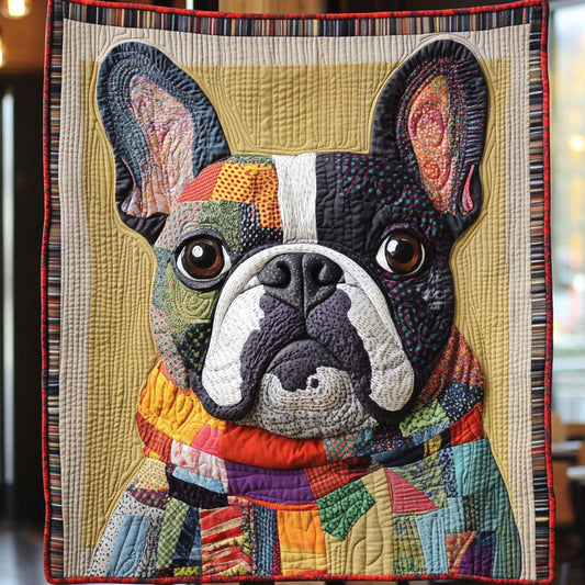 French Bulldog CP1405038CL Quilt Blanket