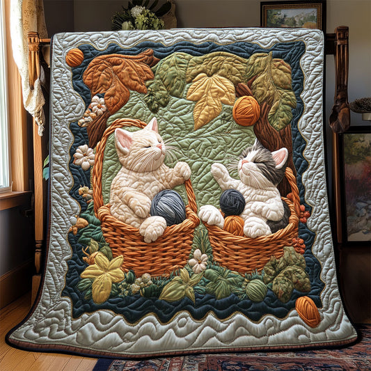 Adorable Cat WX2802002CL Quilt Blanket