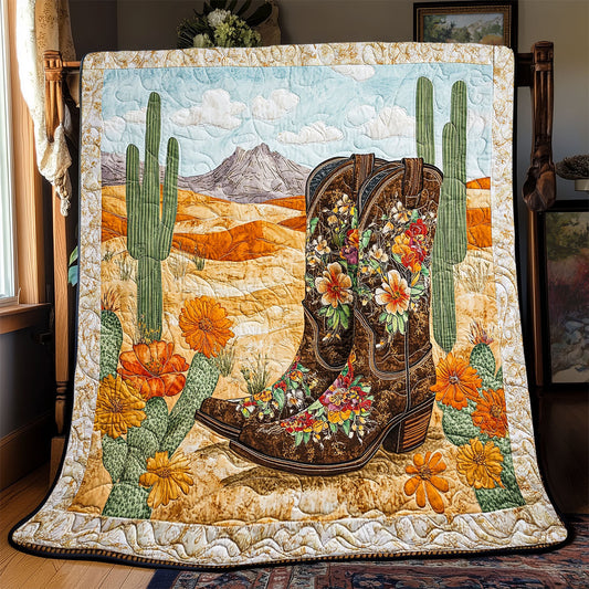 Cowboy Boot WX2802013CL Quilt Blanket