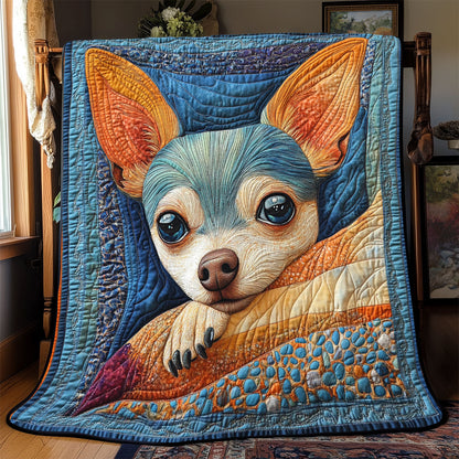 Cute Chihuahua WX2802016CL Quilt Blanket