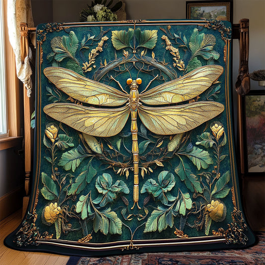 Dragonfly WX2802019CL Quilt Blanket