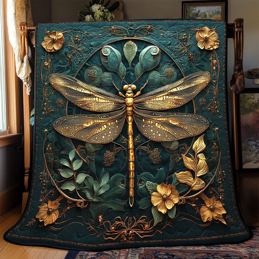 Majestic Dragonfly WX2802041CL Quilt Blanket
