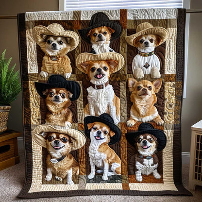 North America Chihuahua WP1009038CL Quilt Blanket
