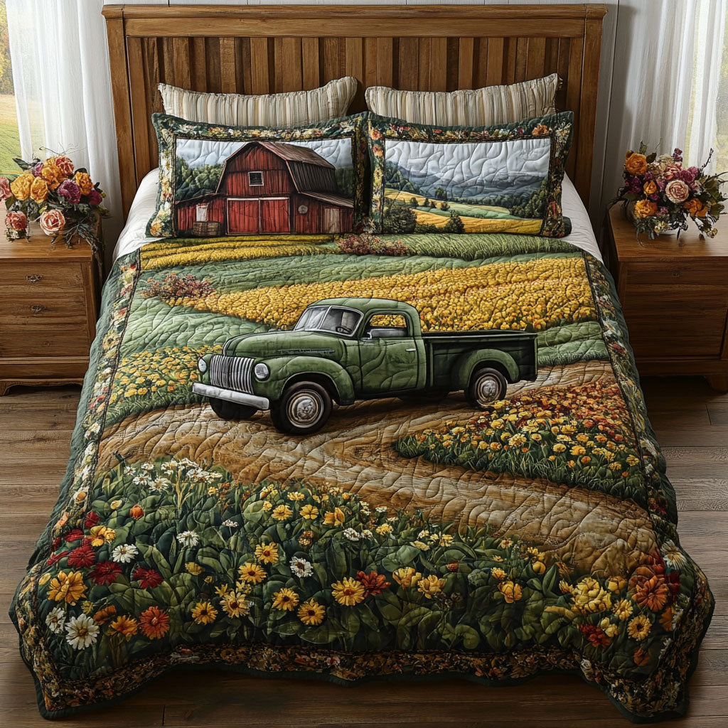 Peaceful Farm Village WY0602042CL Duvet Cover Set