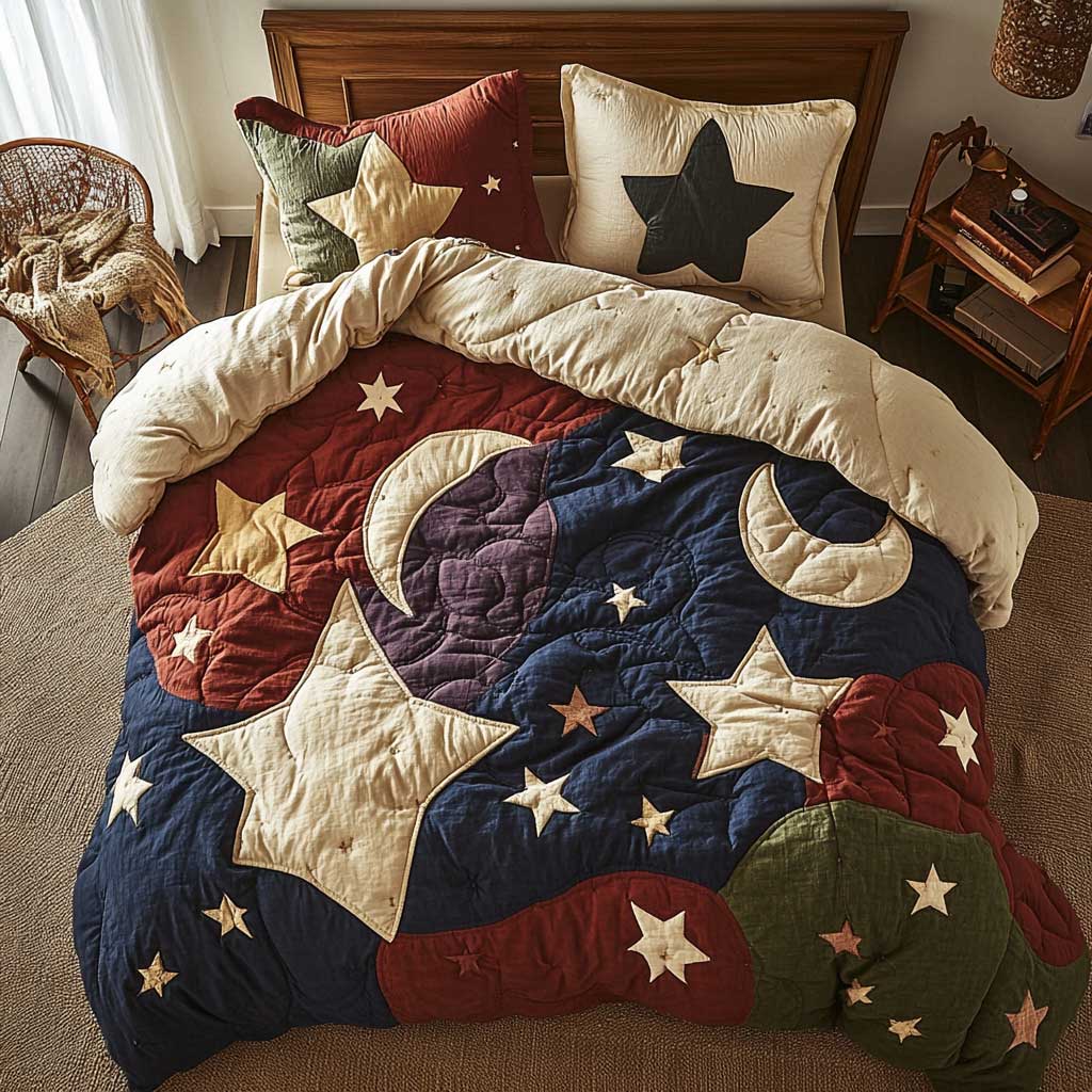 Dreaming Night Sky WP0802045CL Quilted Bedding Set