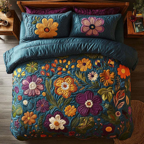 Beautiful Flower Garden WY0503004CL Duvet Cover Set