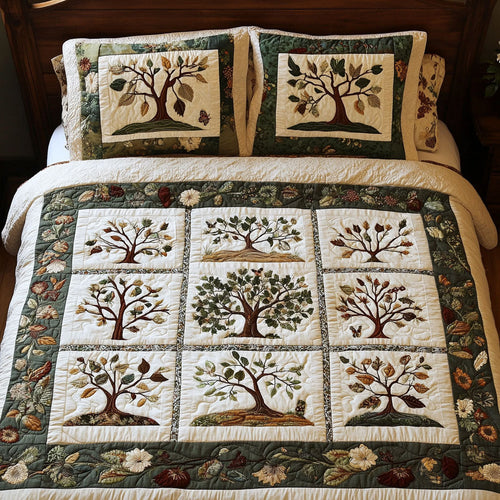 Tree In Forest WY1302123CL Quilted Bedding Set