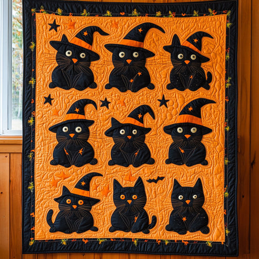 Trick Or Meow CP1807067CL Quilt Blanket