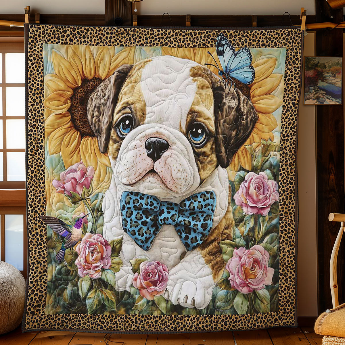 Sunny Bulldog WN2412026CL Quilt Blanket