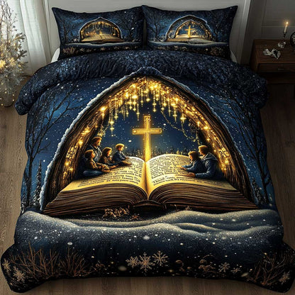 Christianity Eternal Hope WN0603063CL Quilted Bedding Set