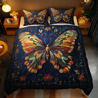 Mystic Butterfly WN1002072CL Quilted Bedding Set
